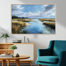Marshland Wall Art Canvas Print – Serene Water Reflection by MyGreatCanvas | Canvas Wall Art Prints | Photo Prints & Wall Decor