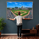 Wrigley Field Baseball Stadium Canvas Wall Art – Packed