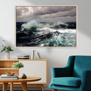 Stormy Ocean Waves Canvas Wall Art – Framed Turbulent Sea by MyGreatCanvas | Canvas Wall Art Prints | Photo Prints & Wall Decor