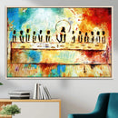 Abstract Last Supper Wall Art – Apostles Canvas Print by MyGreatCanvas | Canvas Wall Art Prints | Photo Prints & Wall Decor