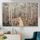 Forest Dirt Road Wall Art Canvas Print, Scenic Woodland by MyGreatCanvas | Canvas Wall Art Prints | Photo Prints & Wall Decor