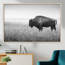 Black White Bison Canvas Wall Art, Rustic American Buffalo by MyGreatCanvas | Canvas Wall Art Prints | Photo Prints & Wall Decor