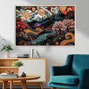 Whimsical Abstract Landscape Wall Art Canvas Print, Colorful by MyGreatCanvas | Canvas Wall Art Prints | Photo Prints & Wall Decor