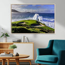 Ocean Waves Crashing Wall Art Canvas Print – Dramatic Rocky by MyGreatCanvas | Canvas Wall Art Prints | Photo Prints & Wall Decor