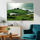 Coastal Golf Course Wall Art Canvas Print – Scenic Green by MyGreatCanvas | Canvas Wall Art Prints | Photo Prints & Wall Decor