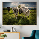 Grazing Cattle Herd Wall Art, Green Pasture Livestock Canvas by MyGreatCanvas | Canvas Wall Art Prints | Photo Prints & Wall Decor