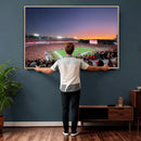 Dooley Stadium Wall Art, Sports Arena Canvas Print, Dooley