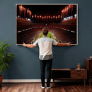 Tennessee Neyland Stadium Wall Art, Sports Arena Canvas