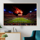 Jordan-Hare Football Stadium Wall Art Canvas Print, Football by MyGreatCanvas | Canvas Wall Art Prints | Photo Prints & Wall Decor