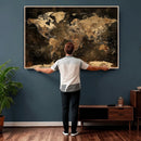 World Map Canvas Print, Modern Decorative Framed Map Artwork by MyGreatCanvas | Canvas Wall Art Prints | Photo Prints & Wall Decor