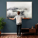 Foggy Forest Wall Art Canvas Print, Misty Pine Tree by MyGreatCanvas | Canvas Wall Art Prints | Photo Prints & Wall Decor
