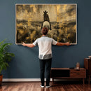 Cowgirl Wall Art Canvas Print, Western Horse Rider Wall Art, by MyGreatCanvas | Canvas Wall Art Prints | Photo Prints & Wall Decor