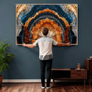 Abstract Wood Grain Canvas Print, Tree Ring Pattern Wall by MyGreatCanvas | Canvas Wall Art Prints | Photo Prints & Wall Decor