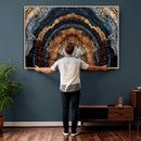 Abstract Wood Grain Canvas Print, Tree Ring Pattern Wall by MyGreatCanvas | Canvas Wall Art Prints | Photo Prints & Wall Decor
