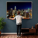 Atlanta Skyline Wall Art Canvas Print – Modern Cityscape by MyGreatCanvas | Canvas Wall Art Prints | Photo Prints & Wall Decor