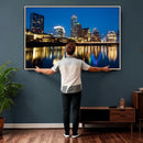 Austin Skyline Wall Art Canvas Print, Austin Downtown Night by MyGreatCanvas | Canvas Wall Art Prints | Photo Prints & Wall Decor