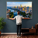 Austin Skyline Wall Art Canvas Print, Austin Downtown Night by MyGreatCanvas | Canvas Wall Art Prints | Photo Prints & Wall Decor