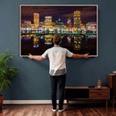 Baltimore Skyline Wall Art Canvas Print, Baltimore Downtown by MyGreatCanvas | Canvas Wall Art Prints | Photo Prints & Wall Decor