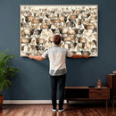 American Elk Wall Art Canvas Print - Abstract Deer Animal by MyGreatCanvas | Canvas Wall Art Prints | Photo Prints & Wall Decor