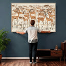 Gazelle Wall Art Canvas Print - Abstract Antelope Wall Art by MyGreatCanvas | Canvas Wall Art Prints | Photo Prints & Wall Decor