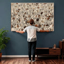 Abstract Longhorn Wall Art Canvas Print - Farm Animal by MyGreatCanvas | Canvas Wall Art Prints | Photo Prints & Wall Decor