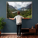 Yosemite Valley Wall Art Canvas Print – Misty Mountain by MyGreatCanvas | Canvas Wall Art Prints | Photo Prints & Wall Decor