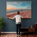 Pastel Beach Wall Art Canvas Print – Soft Coastal by MyGreatCanvas | Canvas Wall Art Prints | Photo Prints & Wall Decor