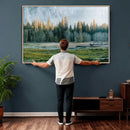 Forest Meadow Wall Art Canvas Print, Pine Tree Landscape by MyGreatCanvas | Canvas Wall Art Prints | Photo Prints & Wall Decor