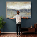 Abstract Neutral Landscape Painting Wall Art by MyGreatCanvas | Canvas Wall Art Prints | Photo Prints & Wall Decor
