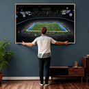 Detroit Lions Stadium Wall Art Canvas Print, Football Field by MyGreatCanvas | Canvas Wall Art Prints | Photo Prints & Wall Decor
