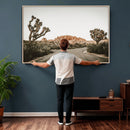 Joshua Tree Desert Wall Art Canvas Print, Minimal by MyGreatCanvas | Canvas Wall Art Prints | Photo Prints & Wall Decor