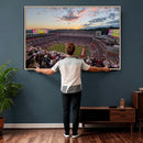 Donald W. Reynolds Razorback Stadium Wall Art Canvas Print –