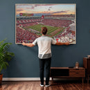 Donald W. Reynolds Razorback Stadium Wall Art Canvas Print – by MyGreatCanvas | Canvas Wall Art Prints | Photo Prints & Wall Decor