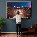 Oklahoma Memorial Stadium Wall Art Canvas Print – Oklahoma by MyGreatCanvas | Canvas Wall Art Prints | Photo Prints & Wall Decor