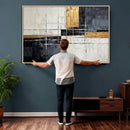 Gold Abstract Wall Art Canvas Print, Modern Luxury Geometric by MyGreatCanvas | Canvas Wall Art Prints | Photo Prints & Wall Decor