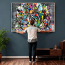 Abstract Graffiti Collage Street Art Wall Art Canvas Print by MyGreatCanvas | Canvas Wall Art Prints | Photo Prints & Wall Decor
