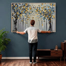Golden Butterfly Tree Abstract Wall Art Canvas Print, Modern by MyGreatCanvas | Canvas Wall Art Prints | Photo Prints & Wall Decor