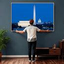 Washington DC Skyline Wall Art Canvas Print – Lincoln by MyGreatCanvas | Canvas Wall Art Prints | Photo Prints & Wall Decor