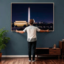Washington White House Skyline Wall Art Canvas Print – by MyGreatCanvas | Canvas Wall Art Prints | Photo Prints & Wall Decor