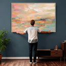 Abstract Pastel Landscape Wall Art Canvas Print – Soft Pink by MyGreatCanvas | Canvas Wall Art Prints | Photo Prints & Wall Decor
