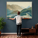 Abstract Mountain Landscape Wall Art Canvas Print – Textured by MyGreatCanvas | Canvas Wall Art Prints | Photo Prints & Wall Decor