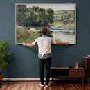 Edward Mitchell Bannister Streamside Wall Art Canvas Print by MyGreatCanvas | Canvas Wall Art Prints | Photo Prints & Wall Decor