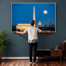 Washington DC Skyline Wall Art Canvas Print – Lincoln by MyGreatCanvas | Canvas Wall Art Prints | Photo Prints & Wall Decor