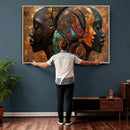 Abstract Afro American Women Wall Art Canvas Print by MyGreatCanvas | Canvas Wall Art Prints | Photo Prints & Wall Decor