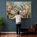 Vintage Birds and Flowers Wall Art Canvas Print, Botanical by MyGreatCanvas | Canvas Wall Art Prints | Photo Prints & Wall Decor