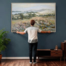 Katie Staples Hillside Canvas Wall Art — Coastal Wildflower by MyGreatCanvas | Canvas Wall Art Prints | Photo Prints & Wall Decor