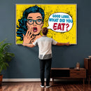 Pop Art Print Bathroom Sign Wall Art Canvas Print — Funny by MyGreatCanvas | Canvas Wall Art Prints | Photo Prints & Wall Decor