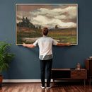 Gustav Macoun Heathland Canvas Print, Czech Landscape Oil by MyGreatCanvas | Canvas Wall Art Prints | Photo Prints & Wall Decor