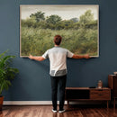 Wildflower Meadow Canvas Wall Art, Impressionist Overgrown by MyGreatCanvas | Canvas Wall Art Prints | Photo Prints & Wall Decor
