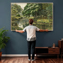 Forest Stream Canvas Wall Art, Peder Monsted A Forest Stream by MyGreatCanvas | Canvas Wall Art Prints | Photo Prints & Wall Decor